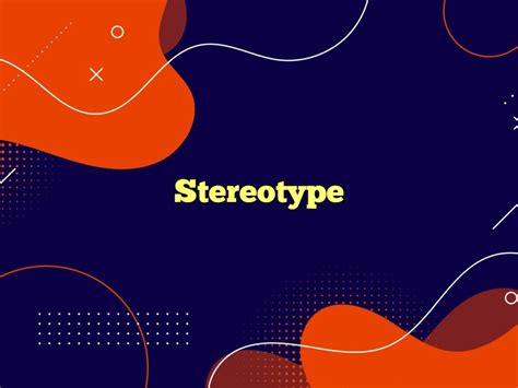 Stereotype 的图像结果