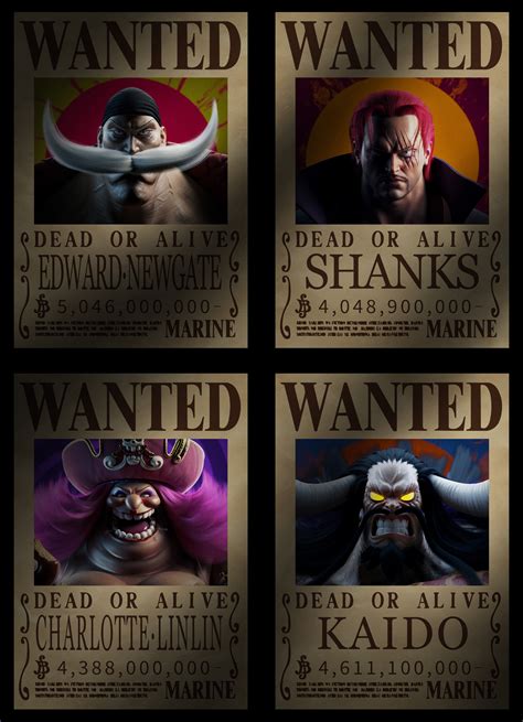 One Piece Four Emperors Names