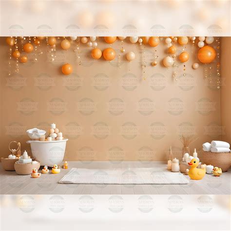 Baby Bath Time - Baby Printed Backdrops – Madras Prop Store