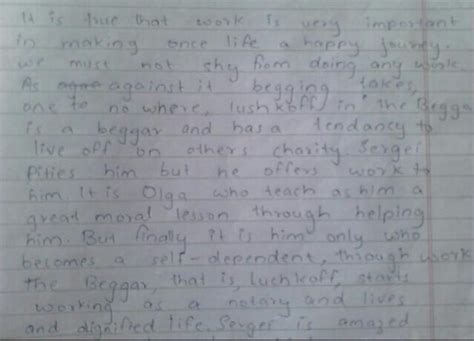 Begging is a crime. How can we discourage begging? How were Sergei and ...