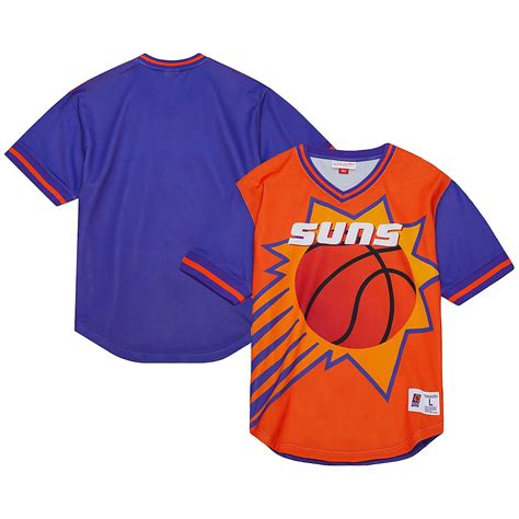 Mitchell Ness Phoenix Suns Jumbotron 30 Mesh V-Neck T-Shirt | Academy