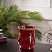 Pure Home and Living Glass Candle Holder (Red), Pack of 1 : Amazon.in ...