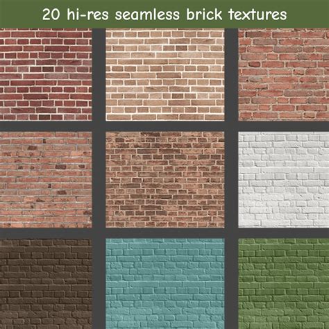 17+ Brick Textures Bundle