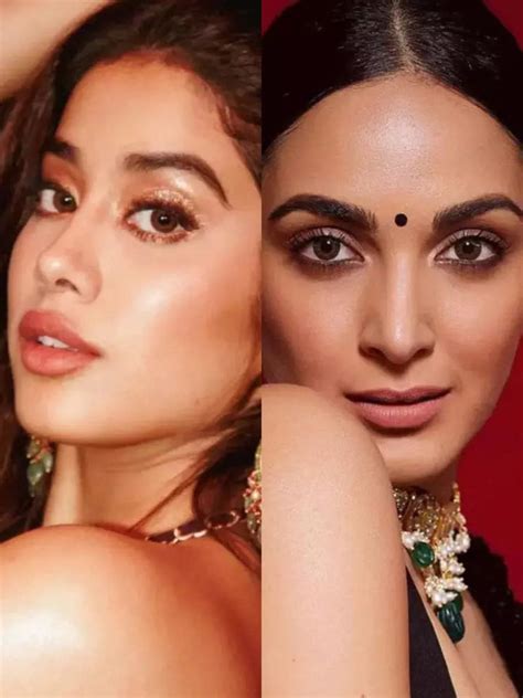 Janhvi's glittery eyes to Kiara's gold eyes: Celeb inspired makeup ...