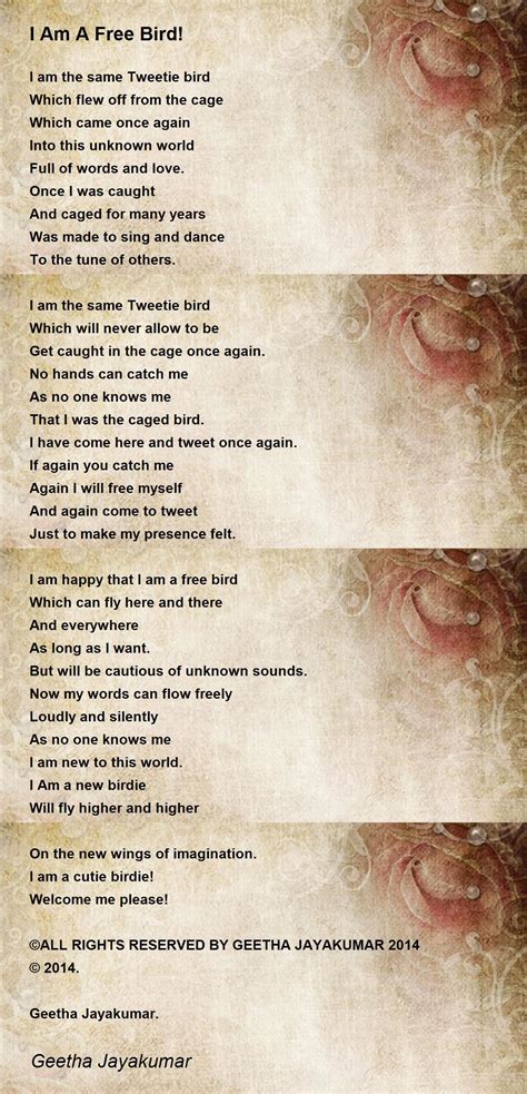 I Am Free Bird