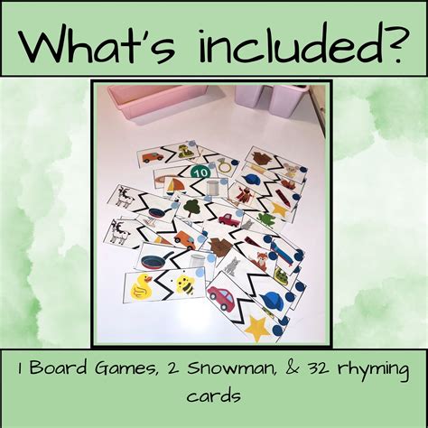 Snowman at Night Rhyming Game for Pre-k and Kindergarten | Made By Teachers