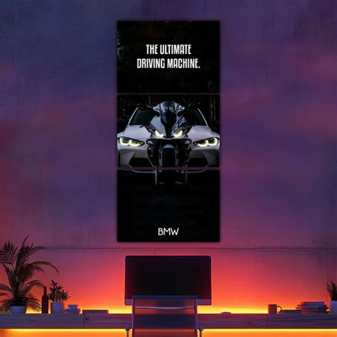 BMW The Ultimate Driving Machine Split Poster – Frame Kro