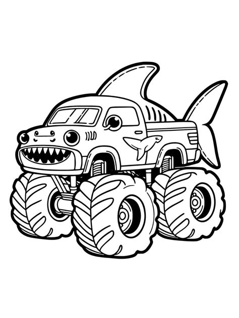 Free Printable Coloring Pages Monster Trucks | Plan Your Year Easily!