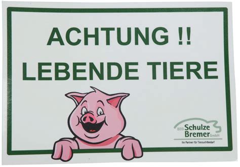 Aufkleber zur Kennzeichnung von Viehtransportern | BEG Schulze Bremer GmbH