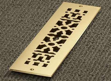 Reggio Registers 416-Bnh Scroll Series 2-1/4" X 14" Floor Grille ...