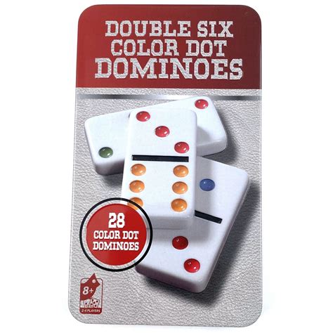 Double Six Color Dot Dominoes – Domino Boardgame | Shop Today. Get it ...