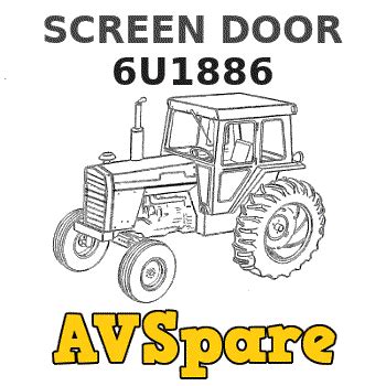 SCREEN DOOR 6U1886 - Caterpillar | AVSpare.com