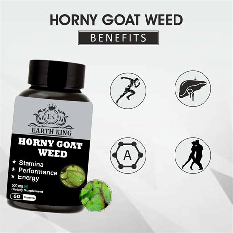 Buy EARTH KING HORNY GOAT WEED EPIMEDIUM EXTRACT WITH MACA ROOT POWDE ...