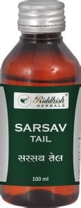 Riddhish HERBALS Mustard oil for Hair and Body Massage - Sarsav Tail ...
