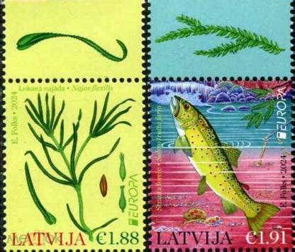Латвия 2024 - Подводные флора и фауна (Европа). Рыбы. Водные растения ...