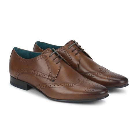 Buy Men Tan Formal Shoes Online - 316370 | The Collective