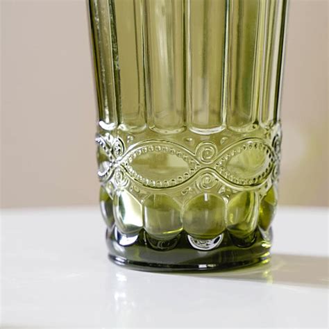 Green Water Glass Set of 4 Online - Premium Tumbler | Nestasia