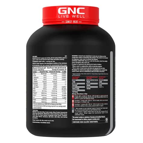 GNC AMP GOLD SERIES 100% WHEY PROTEIN ADVANCED| Product Expiry-30 JAN ...