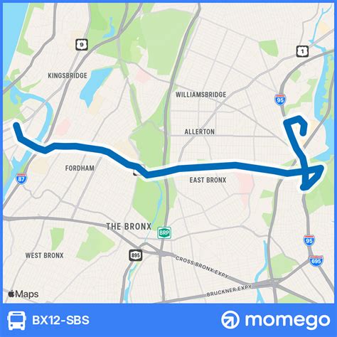 MTA New York City Transit Bx12-SBS Bus Route Live Departures | Live Bus ...