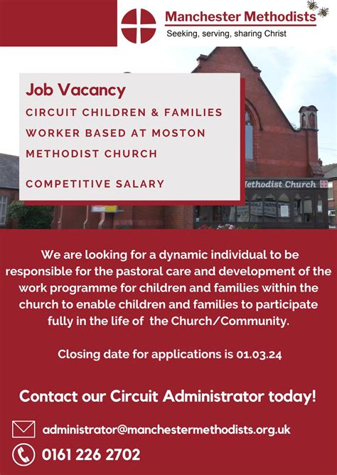 Join Our Team! – Manchester Methodists