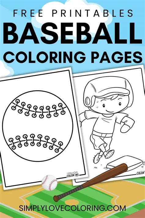 Baseball Coloring Sheets 的图像结果
