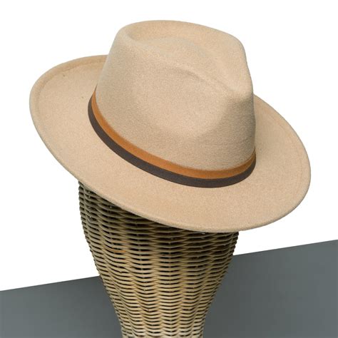 Buy Chokore Fedora Hat with Dual Tone Band (Camel) Online in India ...