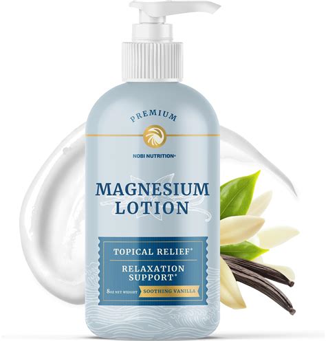 Amazon.com: Magnesium Lotion to Relieve Muscle Cramps & Soreness ...
