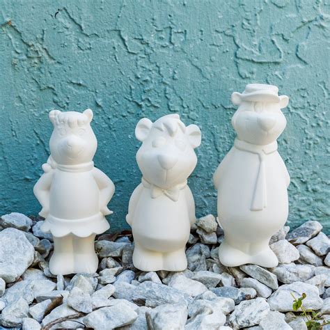 Yogi Boo Boo Cindy Bear Yosemite Set Ceramic Bisque Pottery– PotteryPie