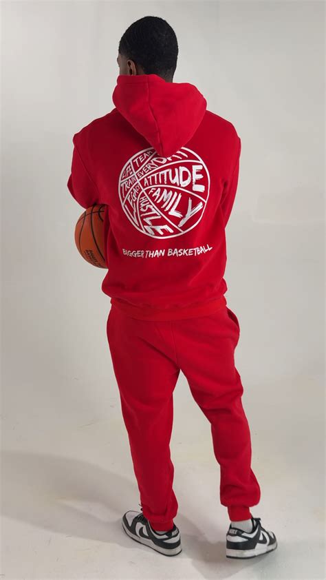 Bigger Than Basketball - Hoodie - Red