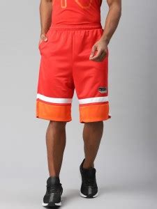 HRX by Hrithik Roshan Color Block Men Red Sports Shorts - Buy HRX by ...