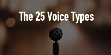 Male Voice Types Examples 的图像结果