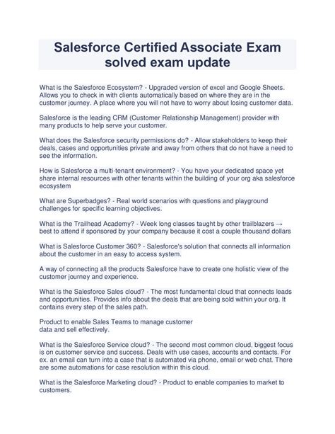 Image result for Salesforce Associate Practice Exam