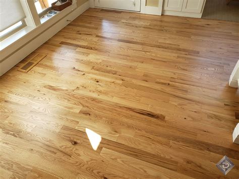 1st Grade Red Oak with Pallmann X Color Sealer and Pallmann Power Satin ...