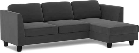 Buy Mjkone Convertible Sectional Sofa Couch, 86 W Velvet Sofas for ...