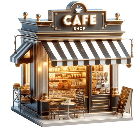 Beautiful French Cafe Shop Clipart Illustration, Beautiful French, Cafe ...