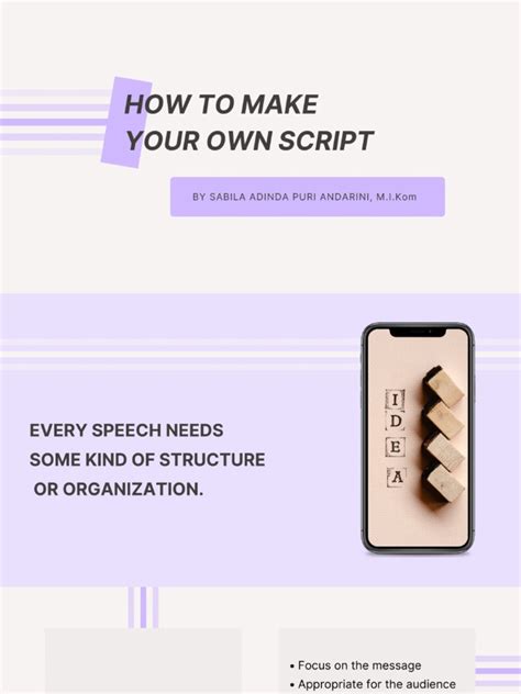 How to Make Scripts 的图像结果