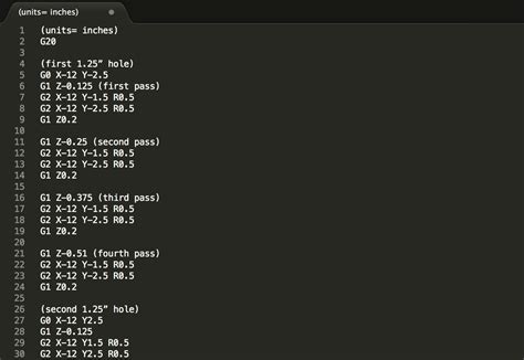 Image result for CNC Program Header