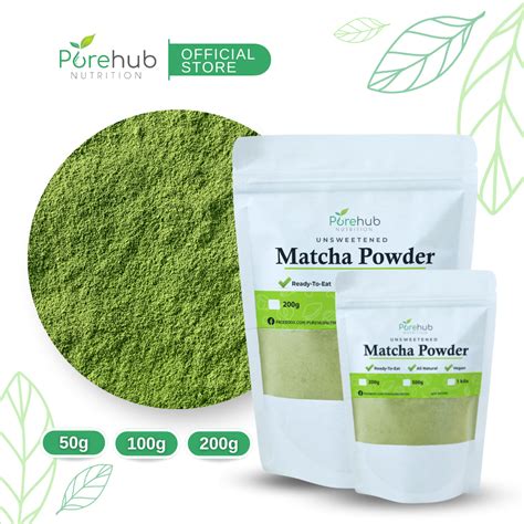 Unsweetened Matcha Powder (Culinary Grade) – purehubnutrition.ph