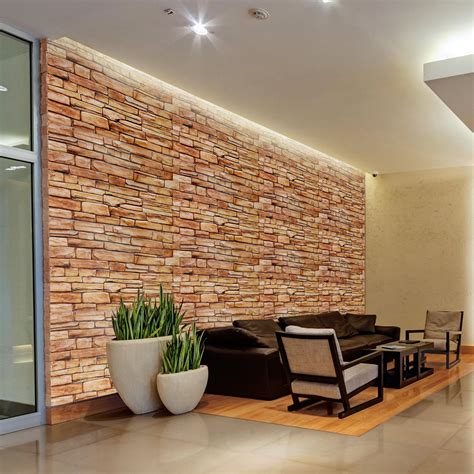 Pack of 10 PVC Interior 3D Wood Tile Slate Stone Brick Effect Panels ...