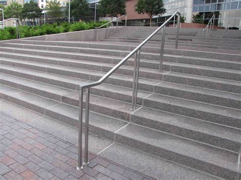Custom Metal Handrails for Exterior Stairs