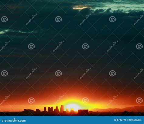 Phoenix city skyline stock photo. Image of nightlife, skyscraper - 5712776