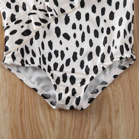 Kids Girl Leopard Print Swimwear Monokini One Piec... – Grandado