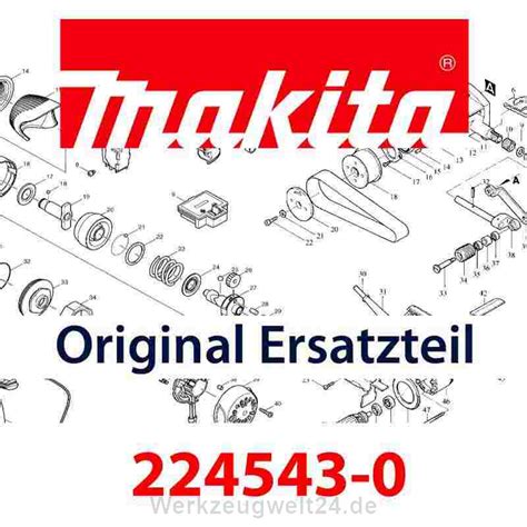 Makita Flanschmutter M14 - Original Ersatzteil 224543-0, Ersatz 22455