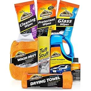 Armor All 19122 Car Wash and Cleaner Kit (8 Items) Includes Interior ...