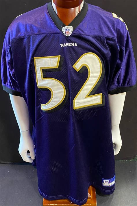 Ray Lewis Baltimore Ravens Purple Authentic #52 Football Jersey Reebok ...