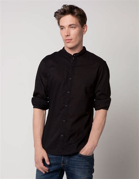 Black Collared Shirt