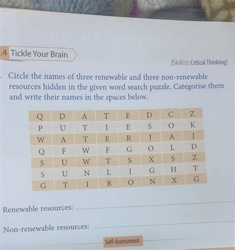 5.4 Tickle Your Brain [Skill(s): Critical Thinking] 1. Circle the names ...