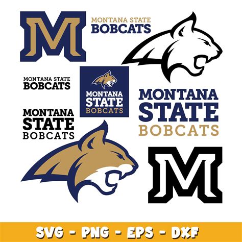 Montana State Bobcats Primary Bundle svg, Montana state bobcats logo s ...