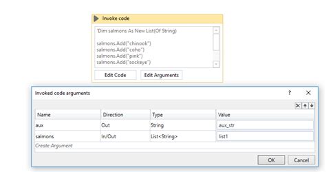 Image result for Invoke Code in UiPath