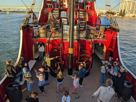 Captain Memo's Pirate Ship Boat Ride on Clearwater Beach with Kids